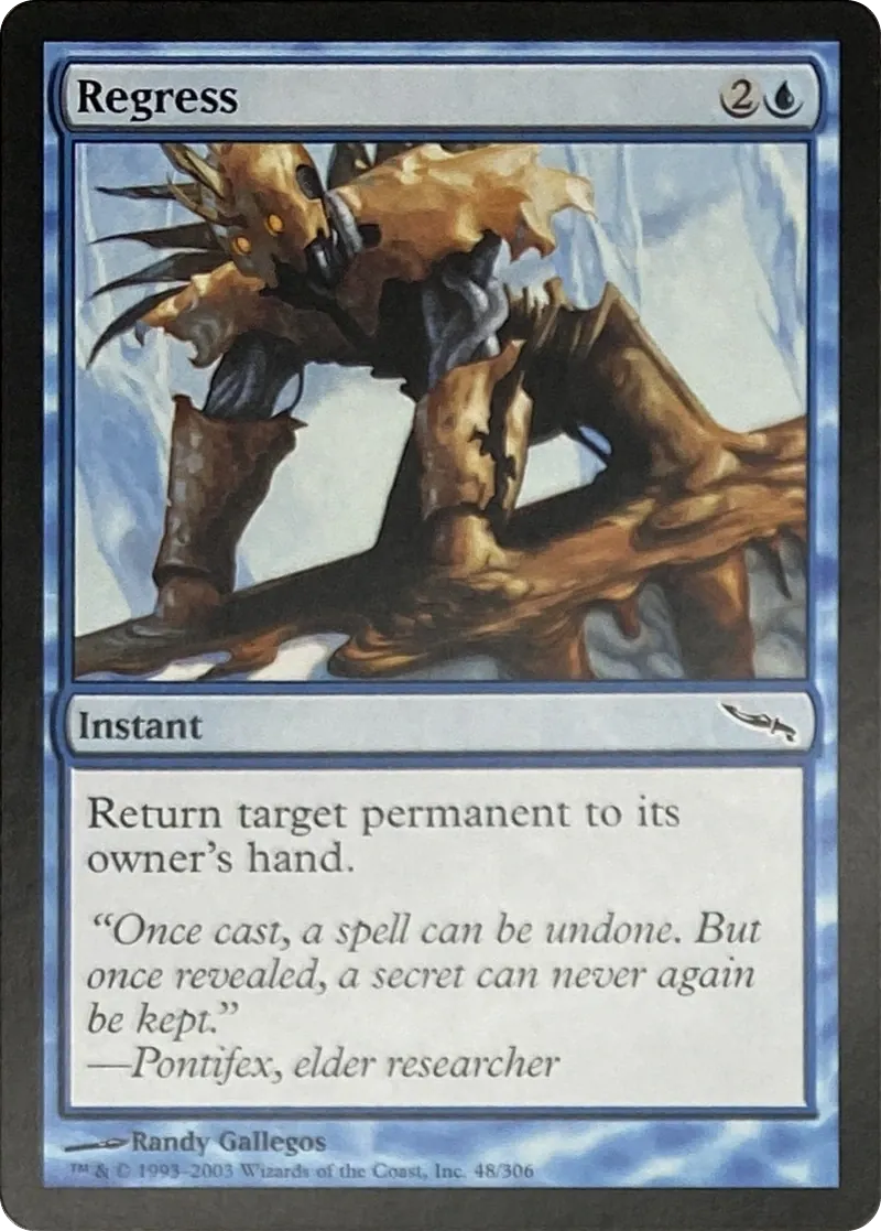 2003 Magic: The Gathering Mirrodin Regress #48/306 Common front