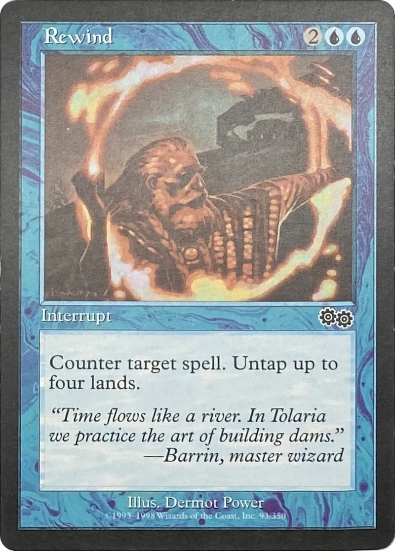 1998 Magic: The Gathering Urza's Saga Rewind #93/350 Common front