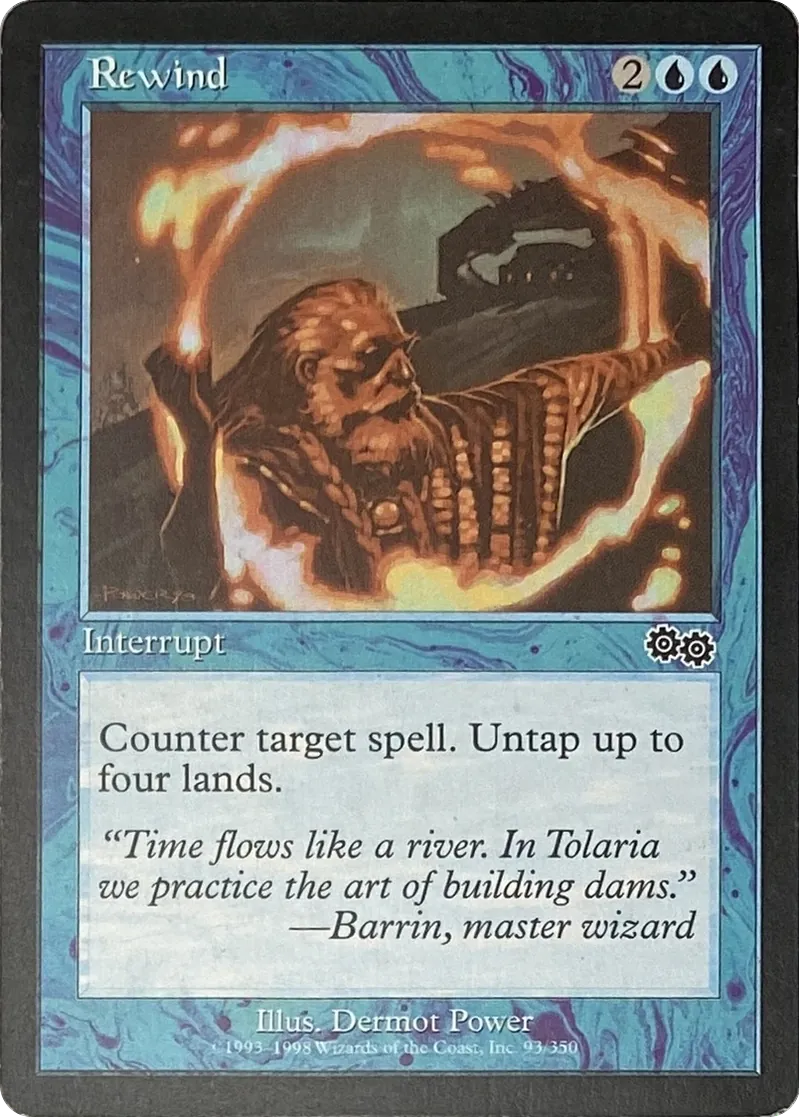 1998 Magic: The Gathering Urza's Saga Rewind #93/350 Common front