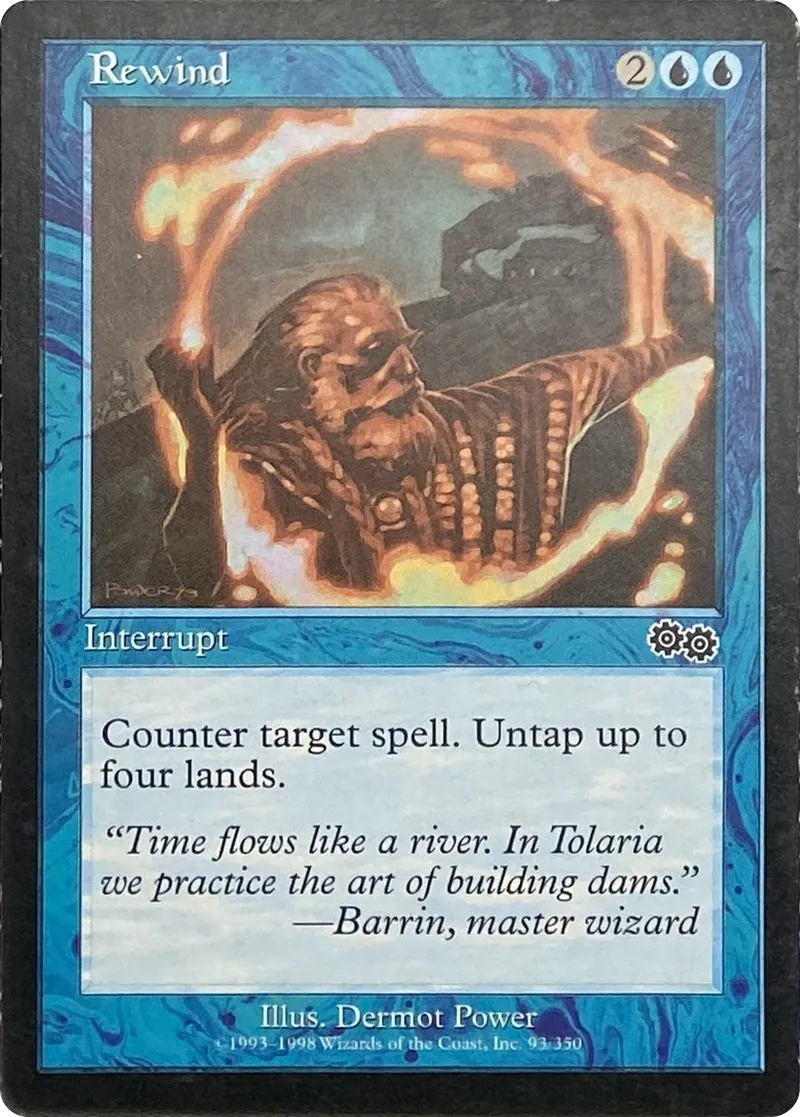 1998 Magic: The Gathering Urza's Saga Rewind #93/350 Common front
