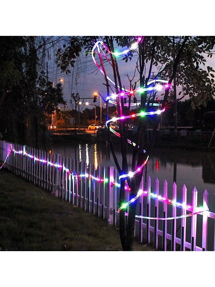 10M RGB LED Strip Light, Waterproof Plug-In Rope Light, Button Control, photo 6