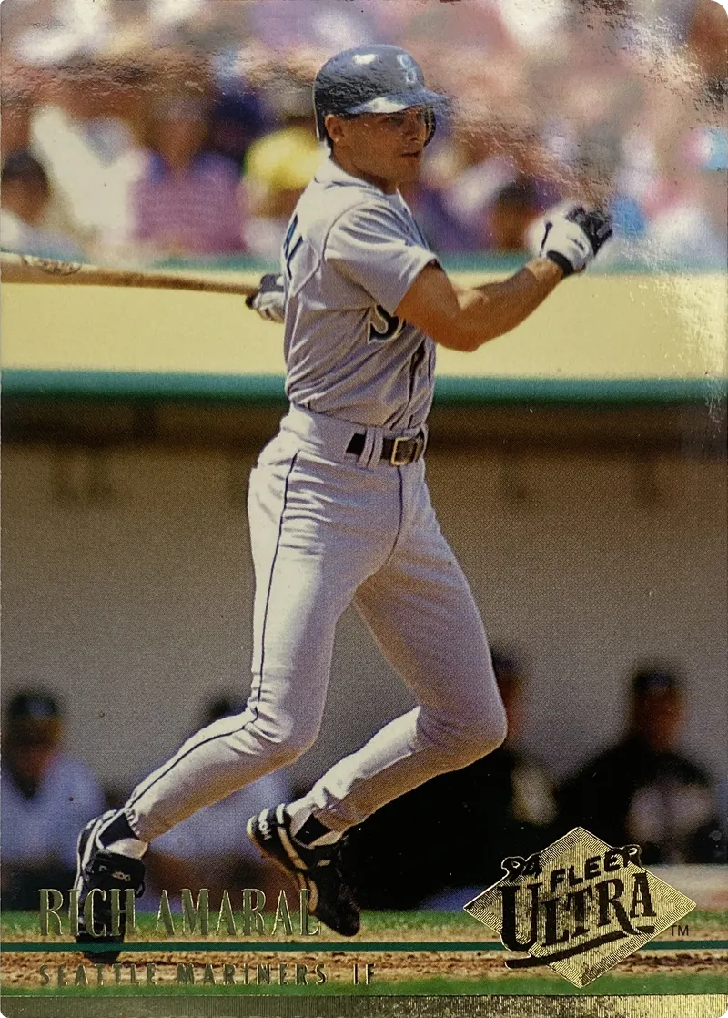1994 Fleer Ultra Rich Amaral #116 Seattle Mariners front