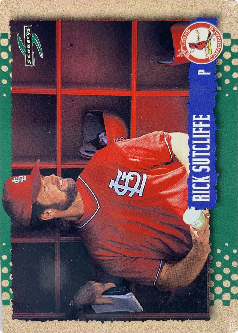 1995 Score Rick Sutcliffe #244 St. Louis Cardinals front