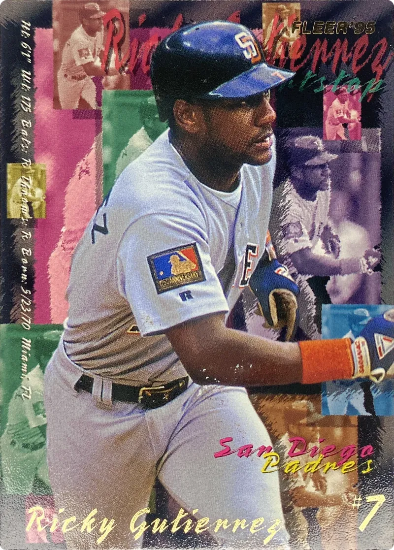 1995 Fleer Ricky Gutierrez #559 San Diego Padres front