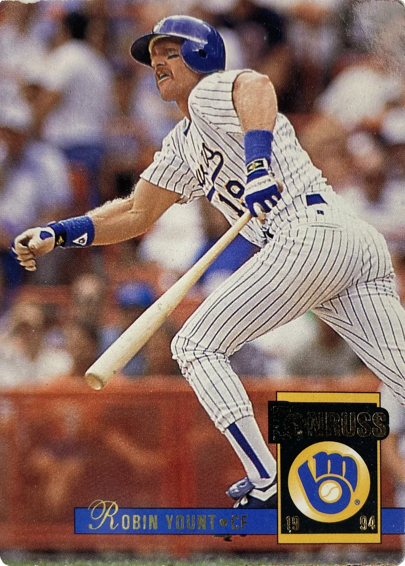 1994 Donruss Robin Yount #15 Milwaukee Brewers front