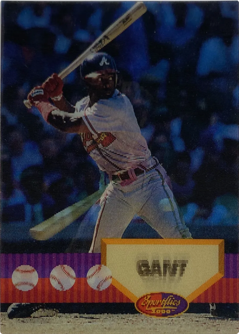 1994 Sportflics 2000 Ron Gant #90 Atlanta Braves front