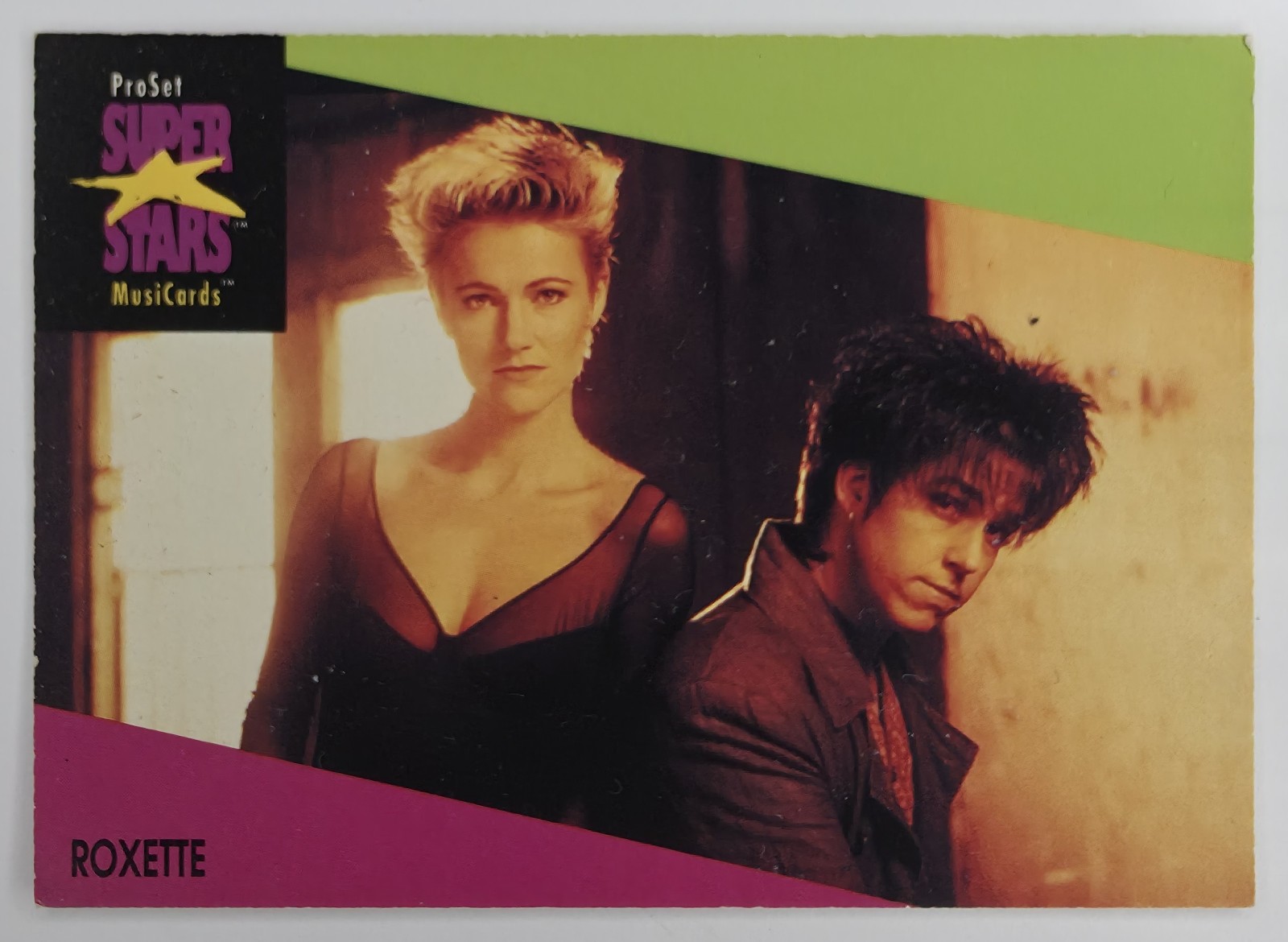 1991 Pro Set SuperStars MusiCards Roxette #93 front