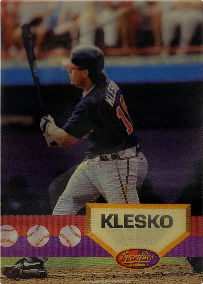 1994 Sportflics 2000 Ryan Klesko #20 Atlanta Braves front