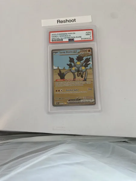 2023 Pokemon Paradox Rift Sandy Shocks ex #250/182 Special Illustration Rare photo 11