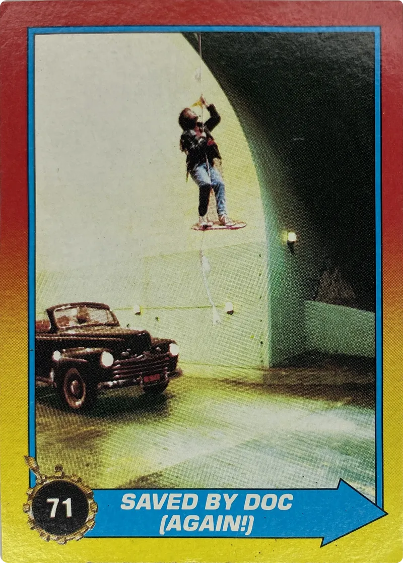 1989 Topps Back to the Future Part II Saved by Doc (Again!) #71 front