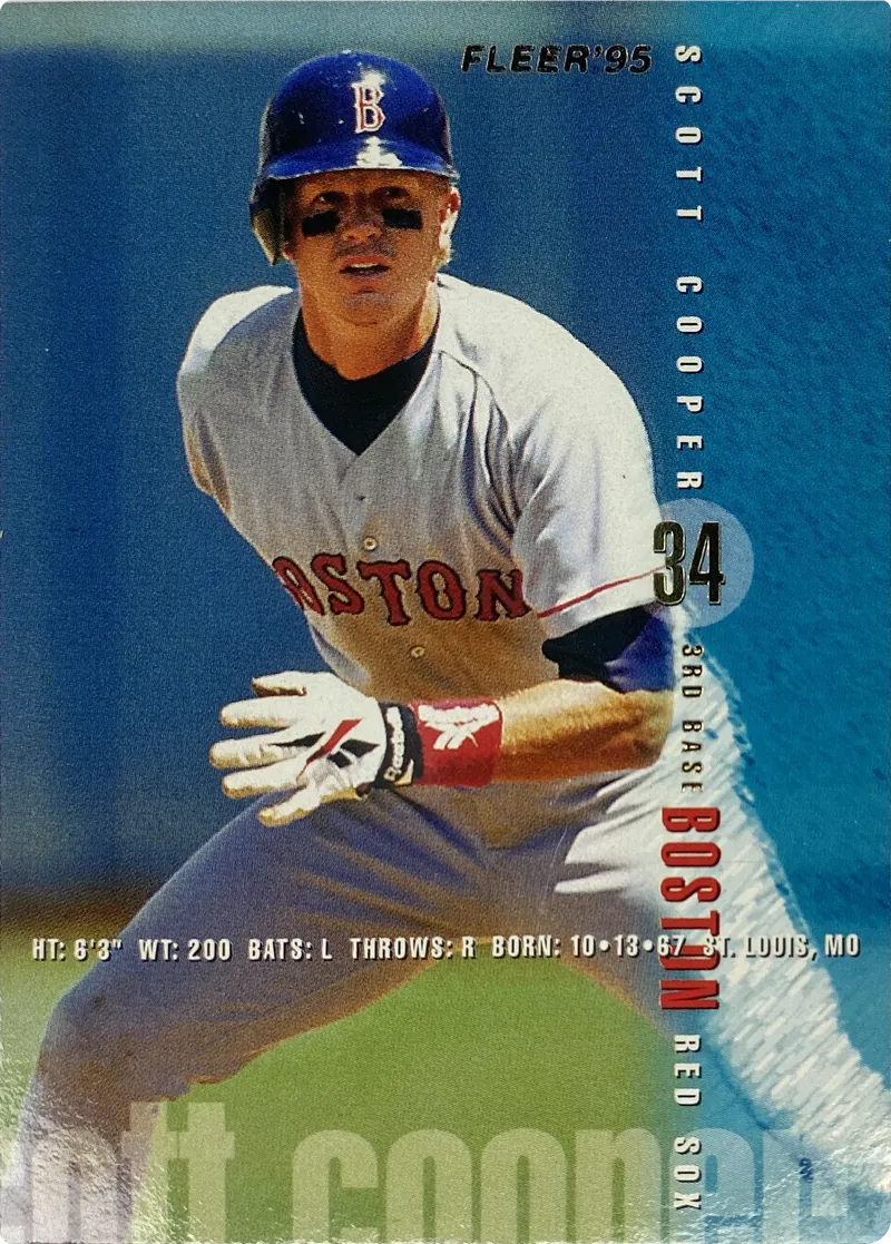 1995 Fleer Scott Cooper #27 Boston Red Sox front