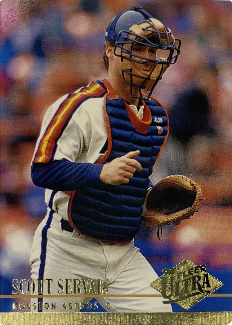 1994 Fleer Ultra Scott Servais #209 Houston Astros front