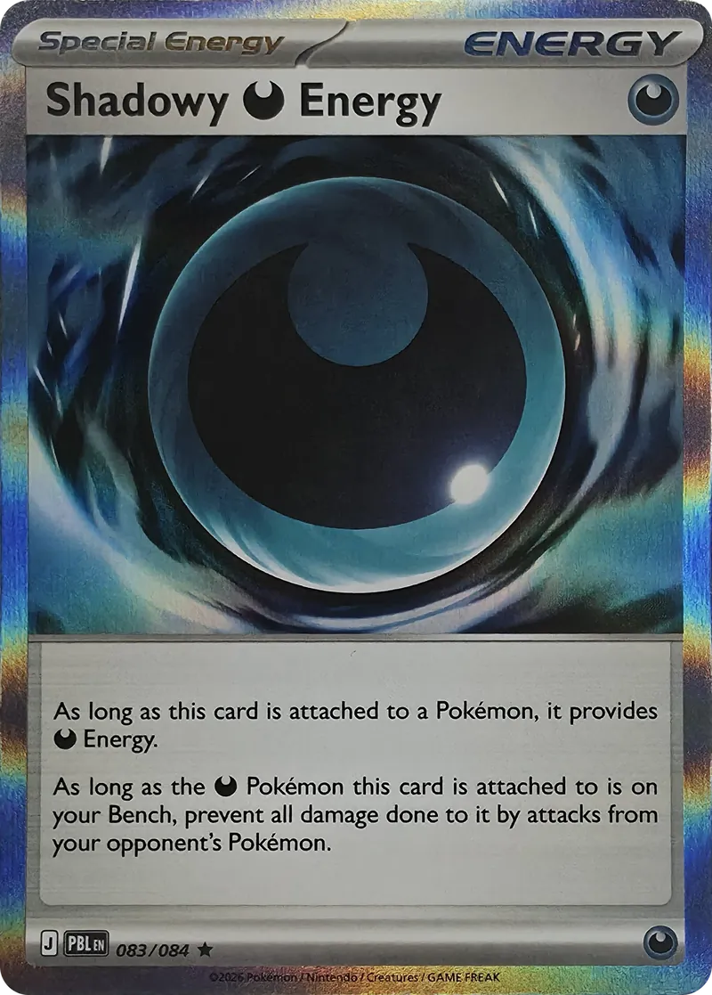 Shadowy Darkness Energy #083/084, front