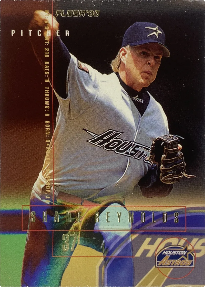 1995 Fleer Shane Reynolds #467 Houston Astros front