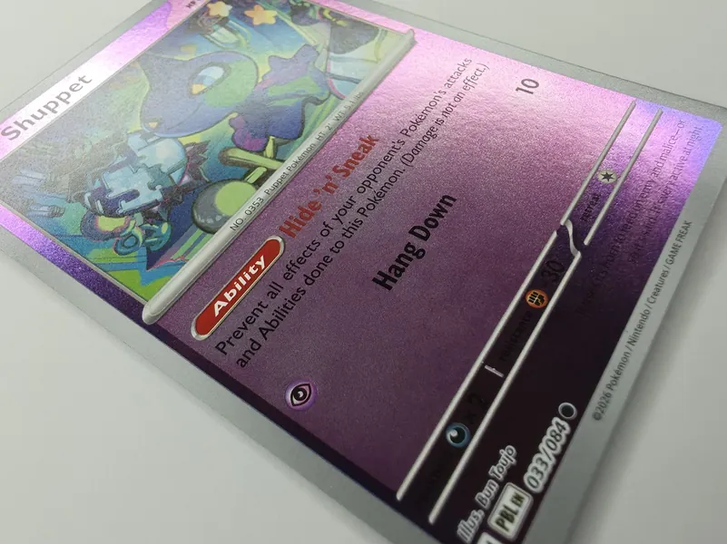 2026 Pokemon Pitch Black Shuppet #033/084 Reverse Holo Common photo 3