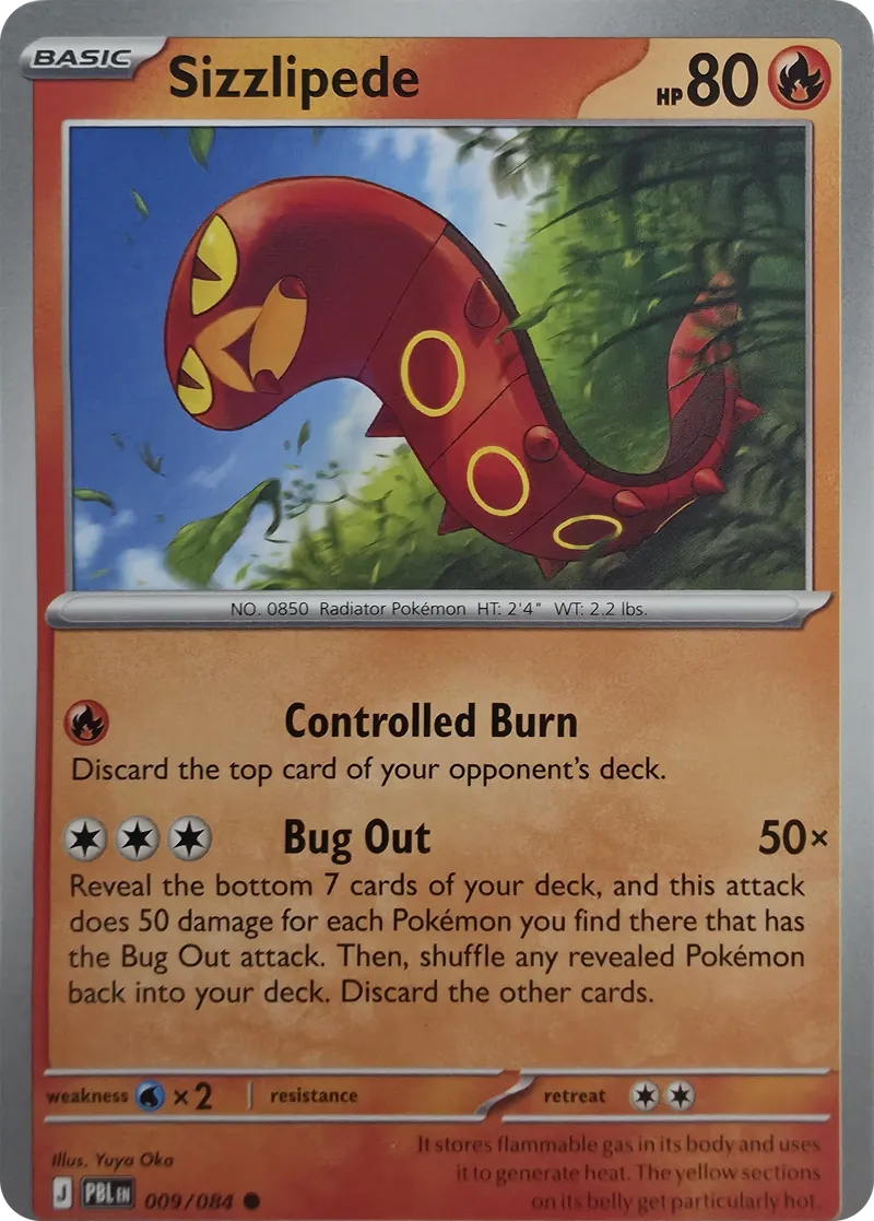 Sizzlipede front