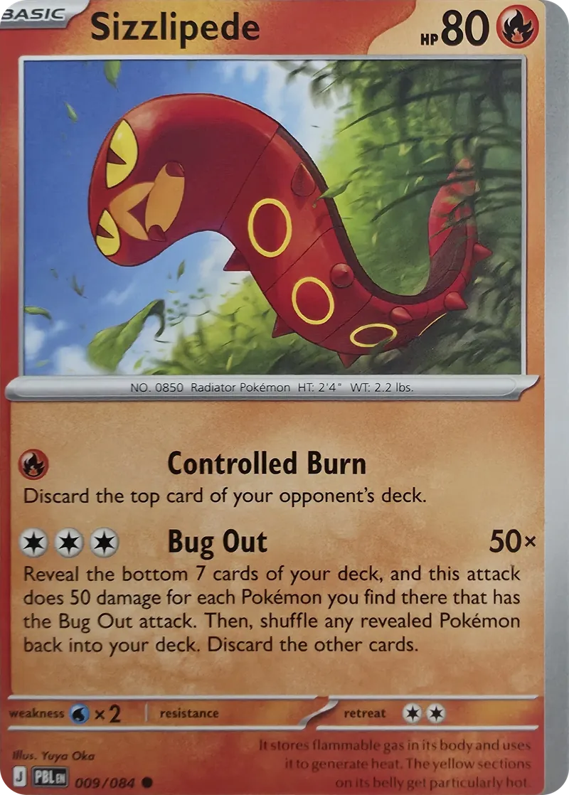 Sizzlipede front
