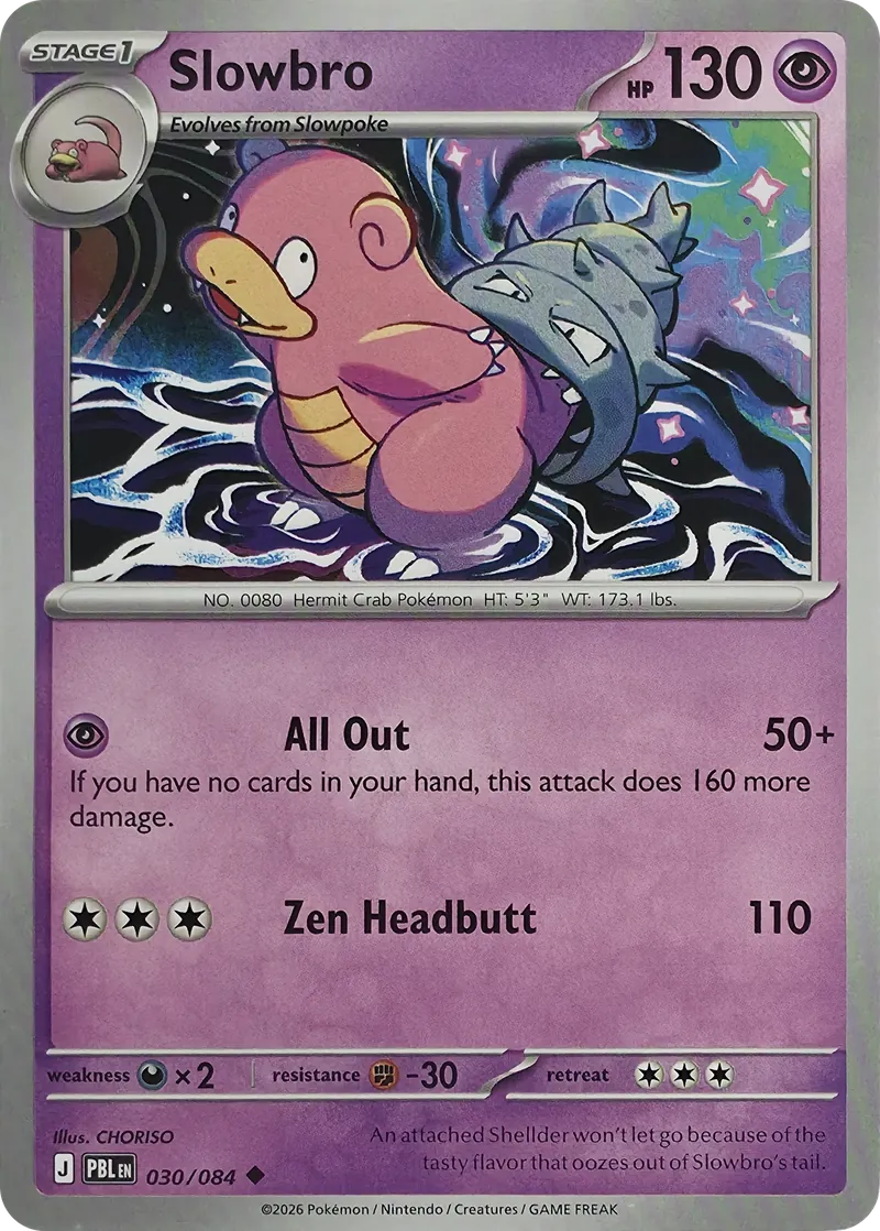 Slowbro #030/084, front