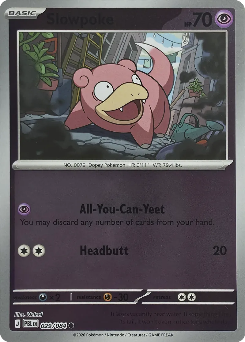 Slowpoke #029/084, front