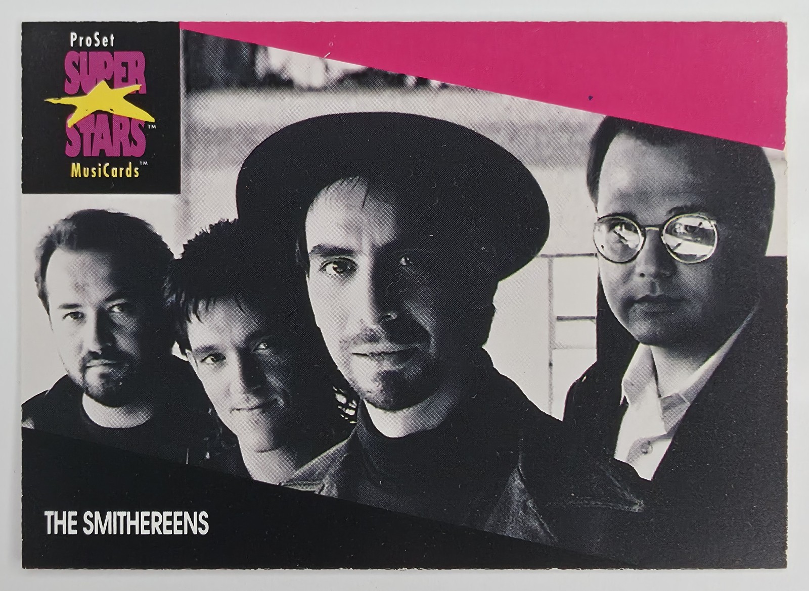1991 Pro Set SuperStars MusiCards The Smithereens #237a Logo Upper Left front