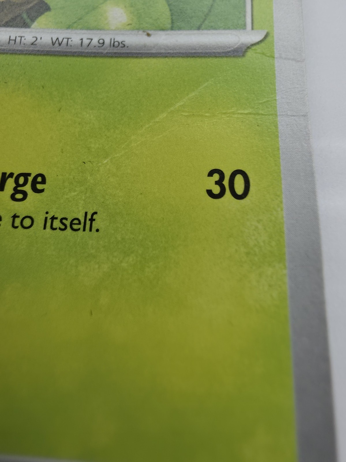 2026 Pokemon Perfect Order Snivy #004/088 crease close-up