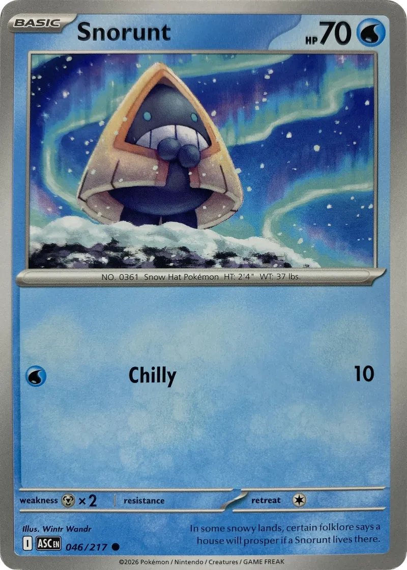 Snorunt #046/217, front
