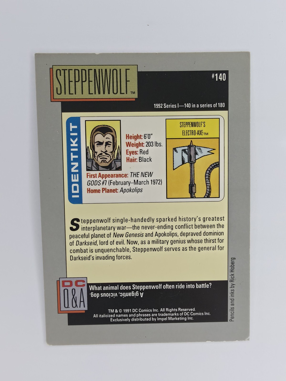 Steppenwolf #140 back