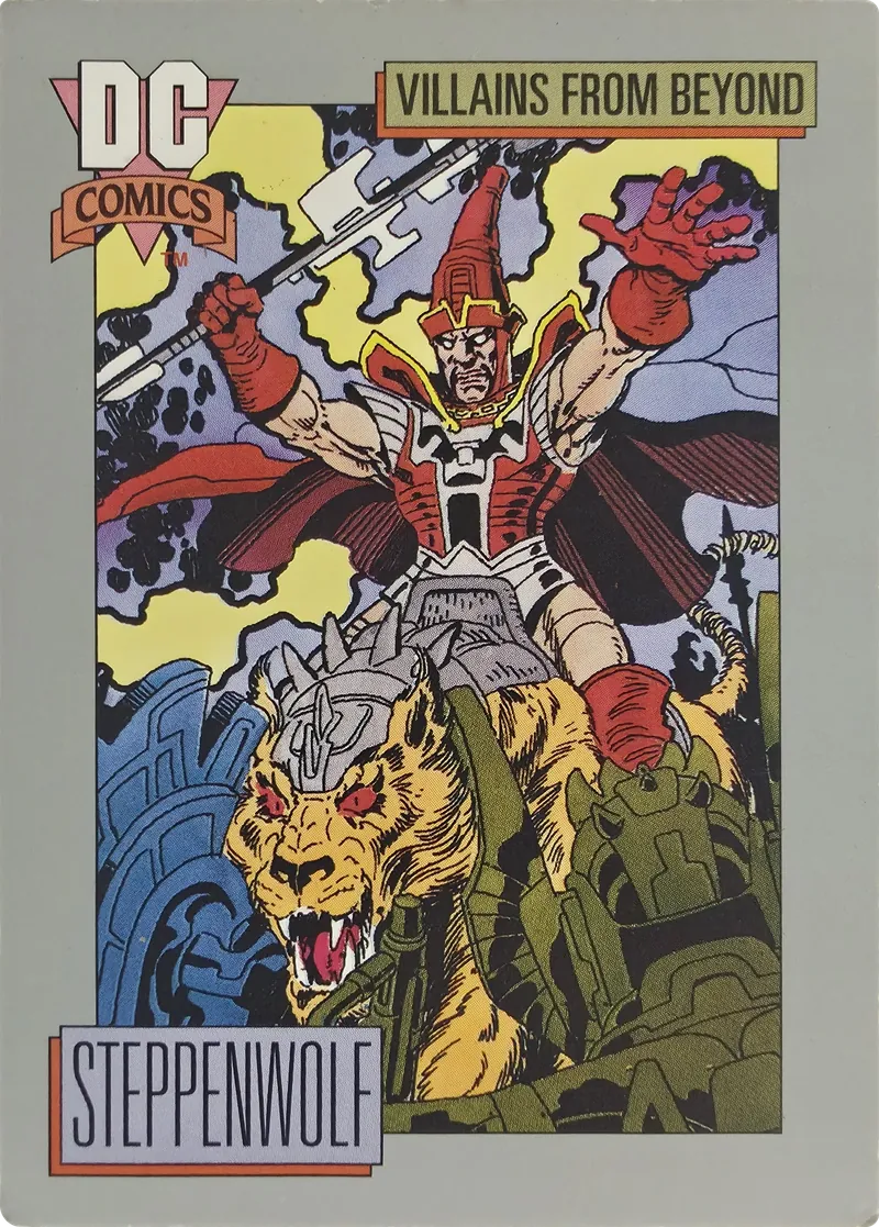 1992 Impel DC Comics Series I Steppenwolf #140, front