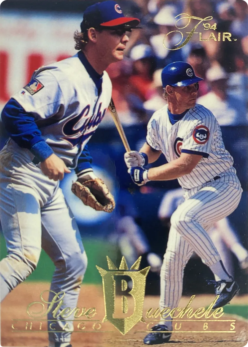 1994 Flair Steve Buechele #135 Chicago Cubs front