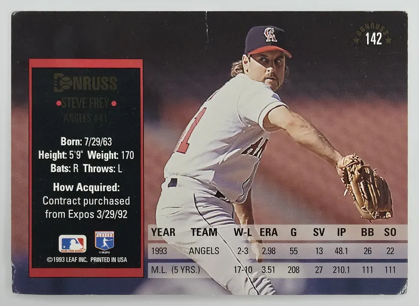 Steve Frey back