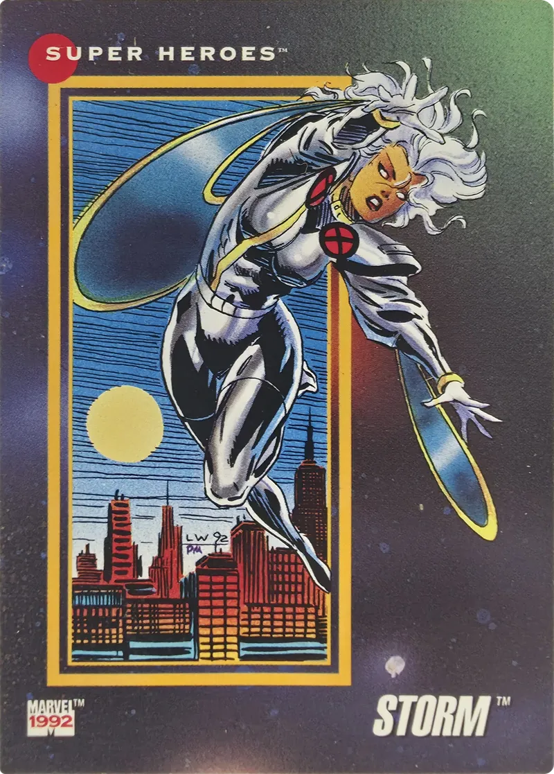 1992 Impel Marvel Universe Series III Storm #30, front