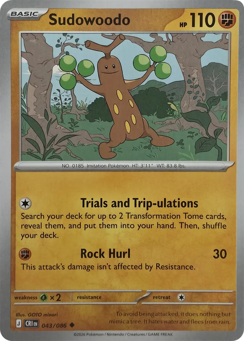 Sudowoodo front