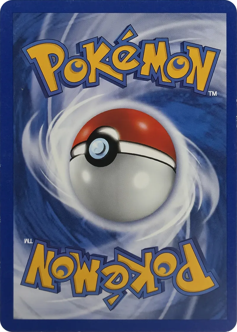 2000 Pokemon Neo Genesis Super Rod #103/111 Unlimited, back