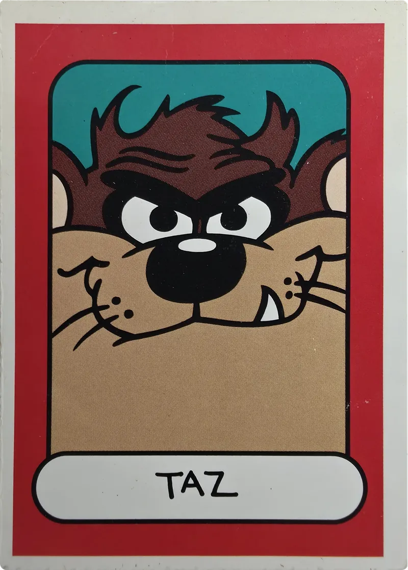 1993 Warner Bros. Looney Tunes 'Toon In To School Taz (Tasmanian Devil)