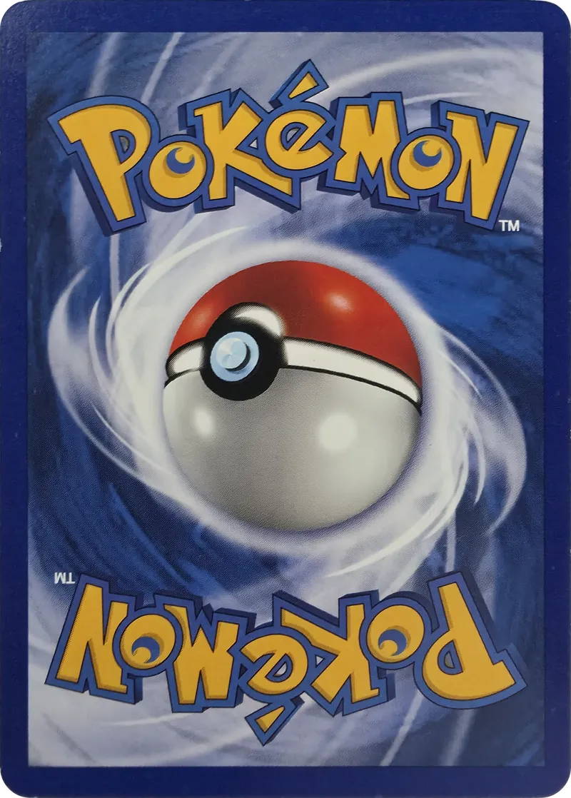 1999 Pokemon Fossil Tentacool #56/62 Unlimited Common, back
