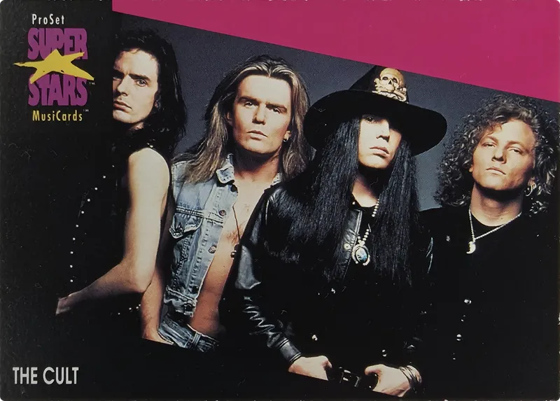 1991 Pro Set SuperStars MusiCards The Cult #159 front
