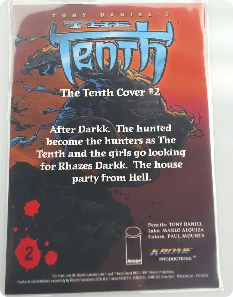1997 Krome Productions The Tenth Chromium "Cover #2" #2, back