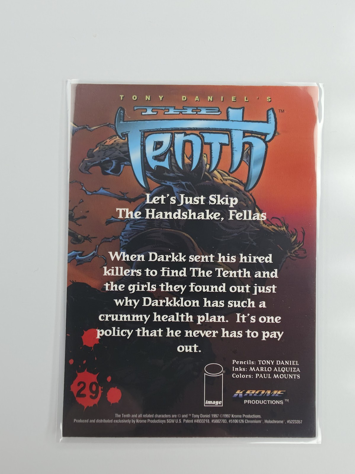 The Tenth back