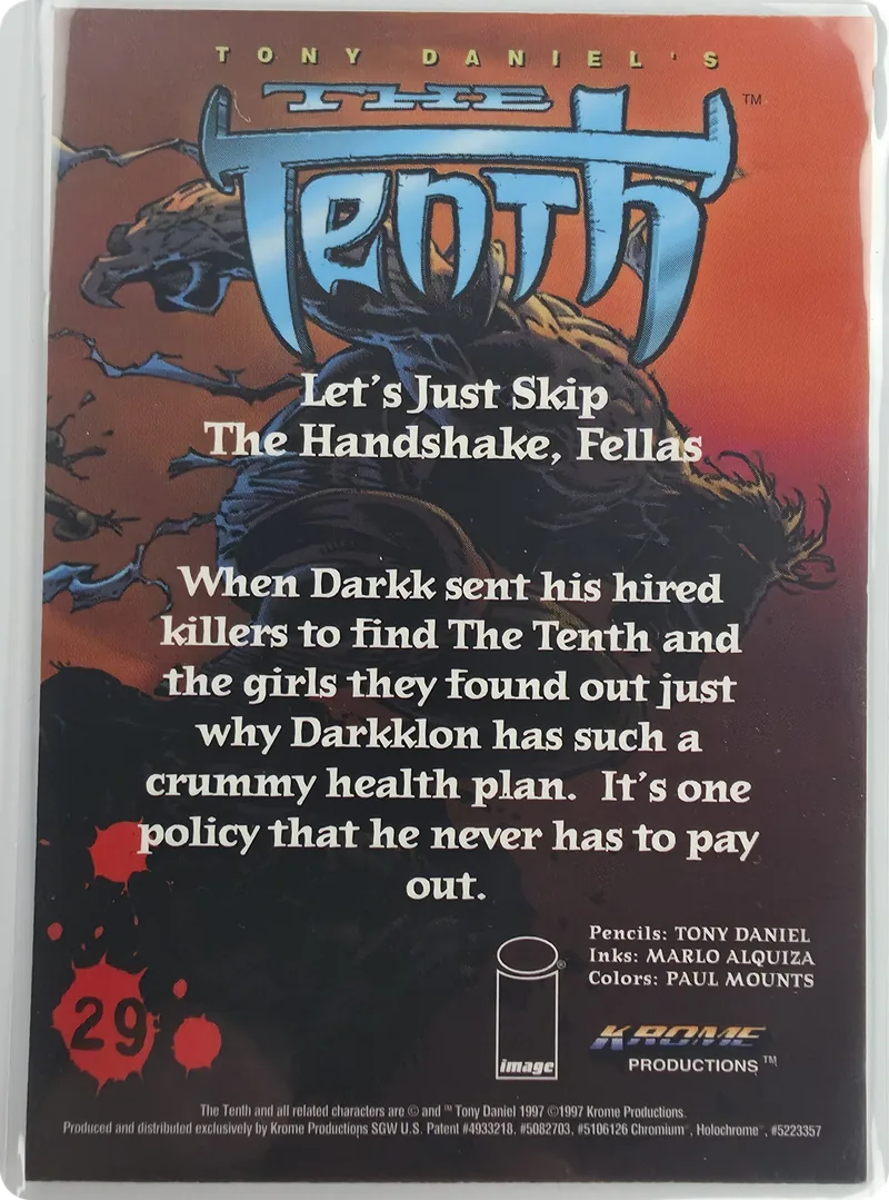 1997 Krome Productions The Tenth Chromium "Let's Just Skip The Handshake, back