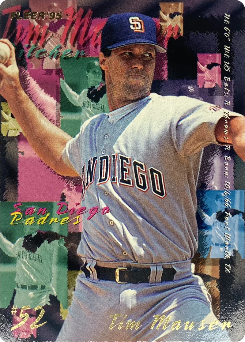 1995 Fleer Tim Mauser #565 San Diego Padres front