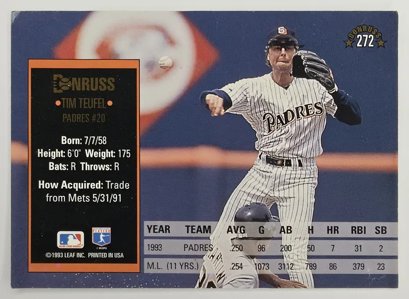 Tim Teufel back