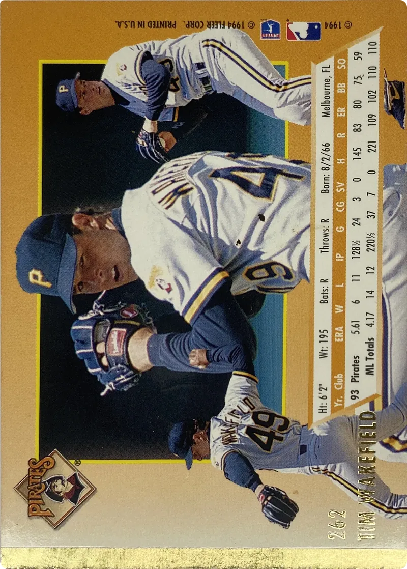 Tim Wakefield #262, back