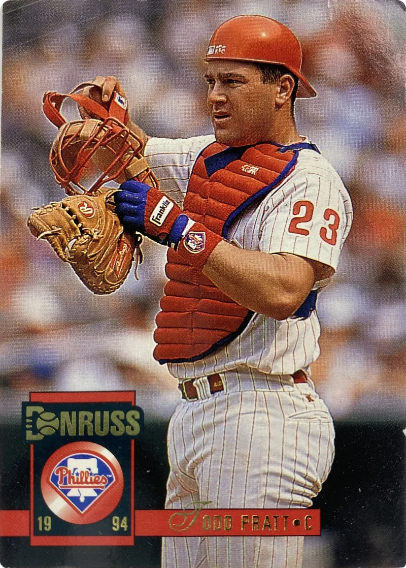 1994 Donruss Todd Pratt #188 Philadelphia Phillies front
