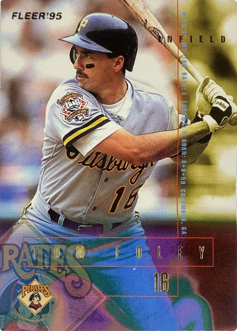 1995 Fleer Tom Foley #478 Pittsburgh Pirates front