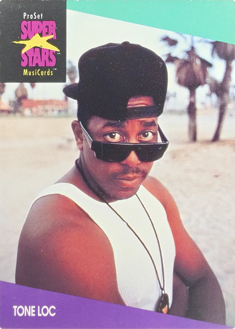 1991 Pro Set SuperStars MusiCards Tone Loc #138 front