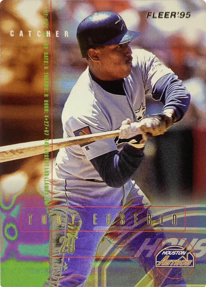 1995 Fleer Tony Eusebio #457 Houston Astros front