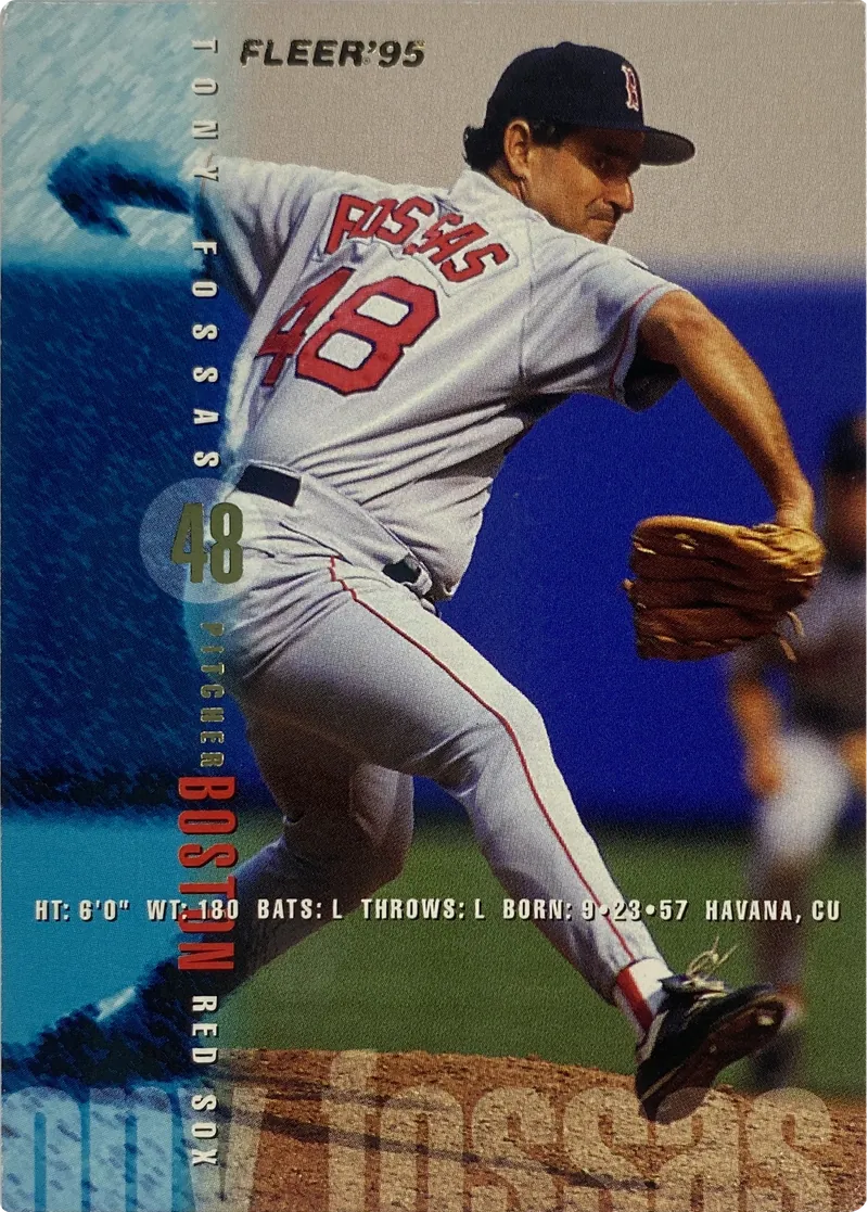 1995 Fleer Tony Fossas #30 Boston Red Sox front