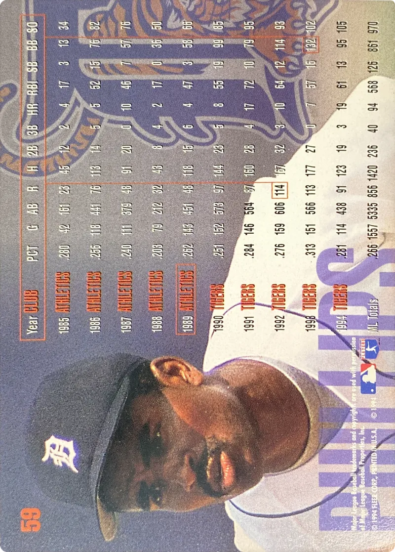 Tony Phillips #59, back