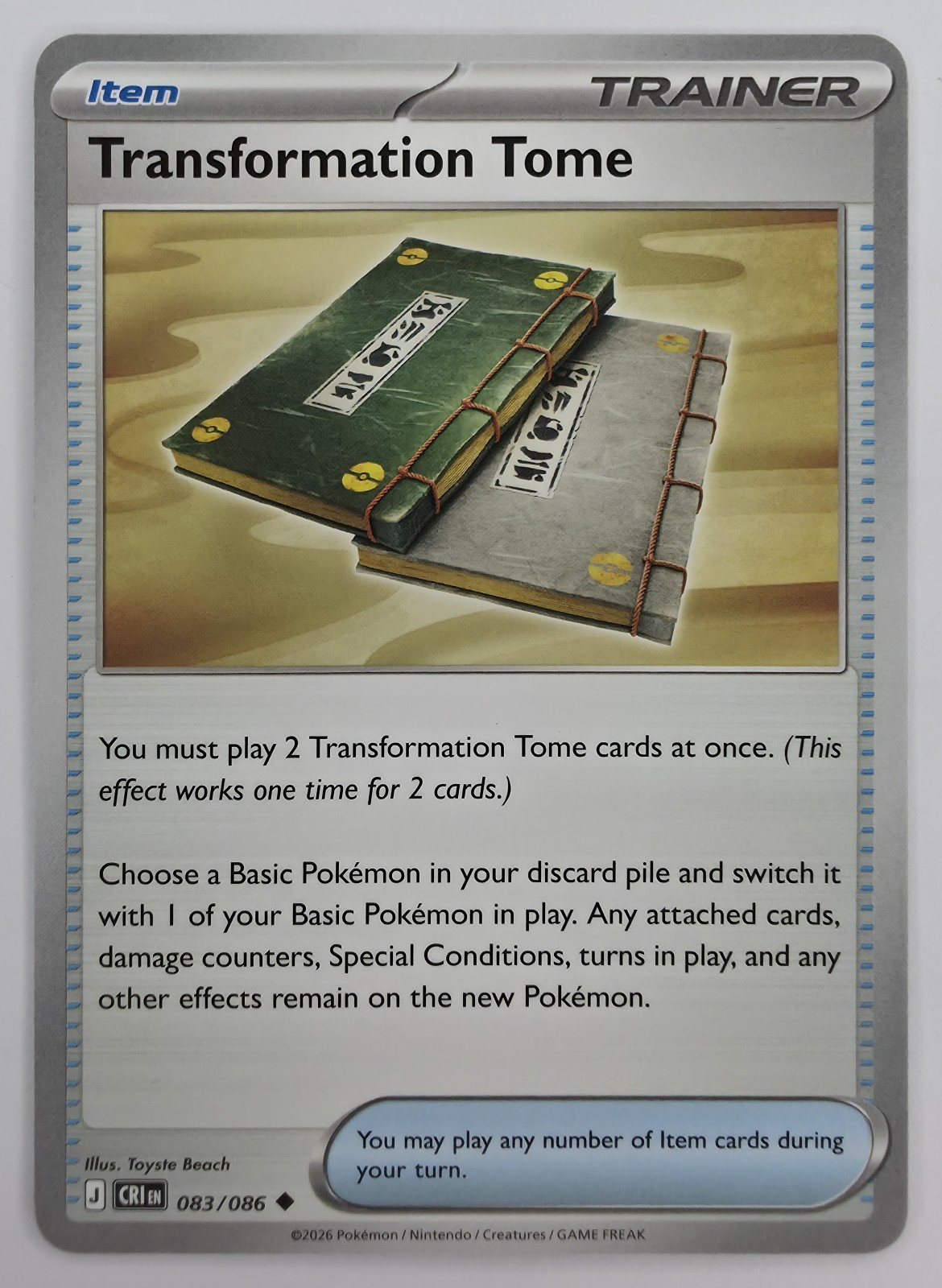 Transformation Tome front