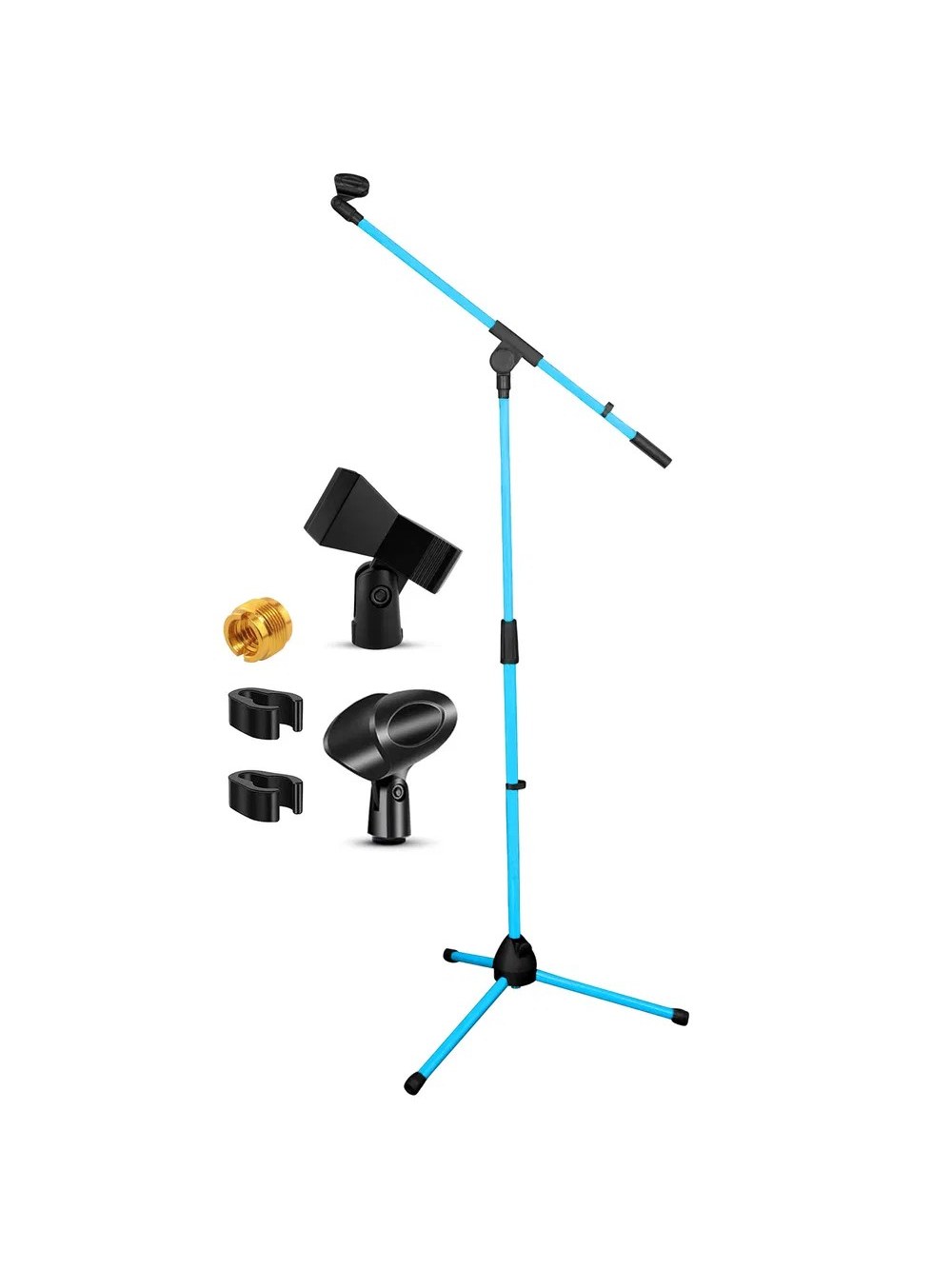 Tripod Microphone Stand with Boom Arm, 18 to 72 In Adjustable, photo 2